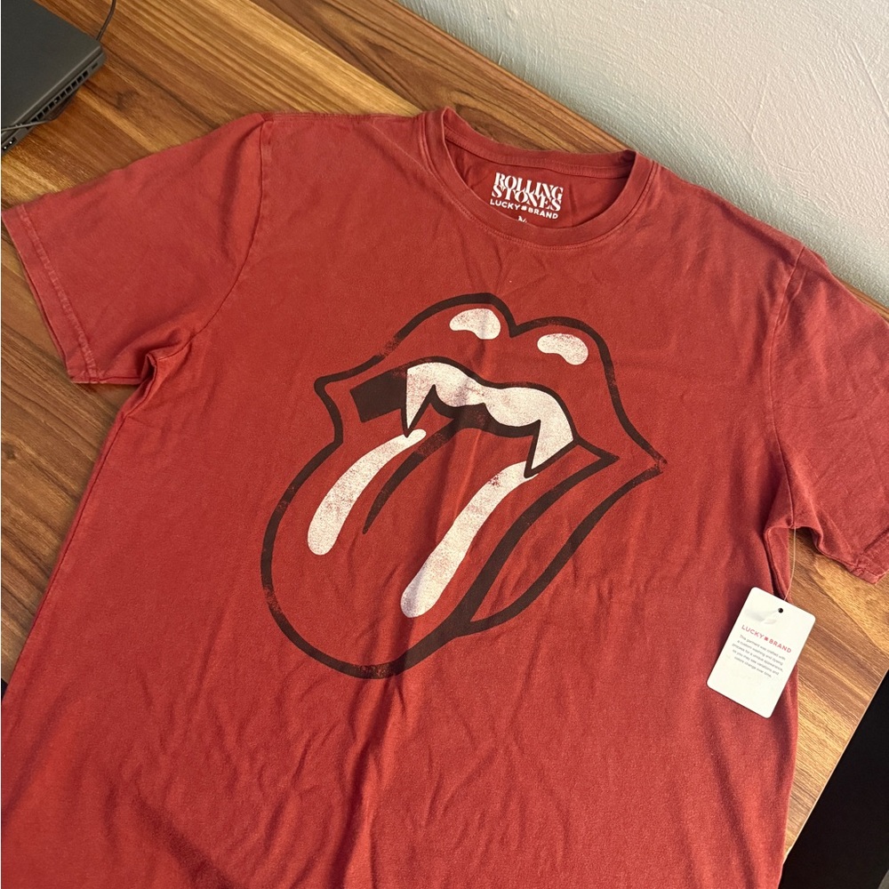 NEW WITH TAGS!  Rolling Stones Red Graphic T-Shirt